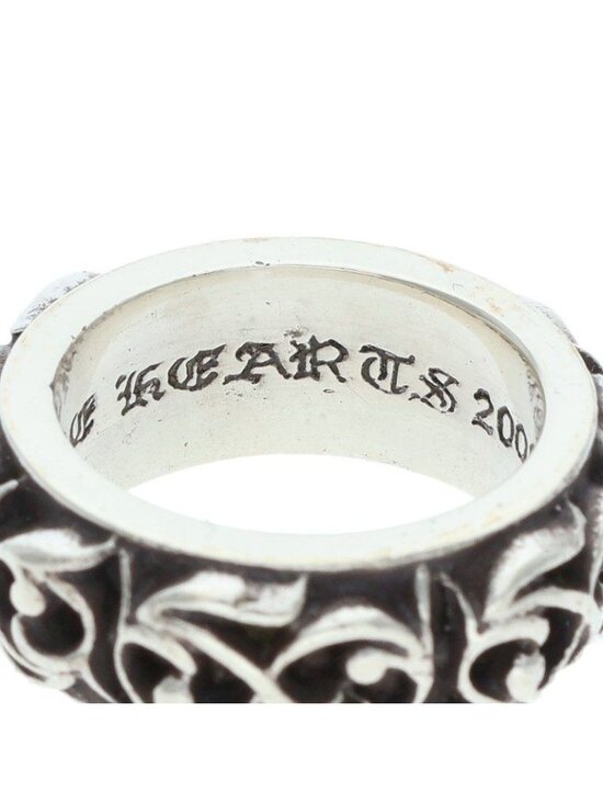 Chrome hearts eternity vine - Gem Chrome Hearts Etrnity Vine Band Eternity Silver Ring